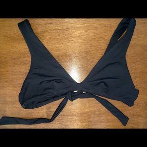 Black Rip Curl Fixed Triangle Top